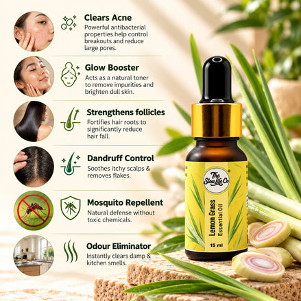 Lemongrass Essential Oil - 15mL